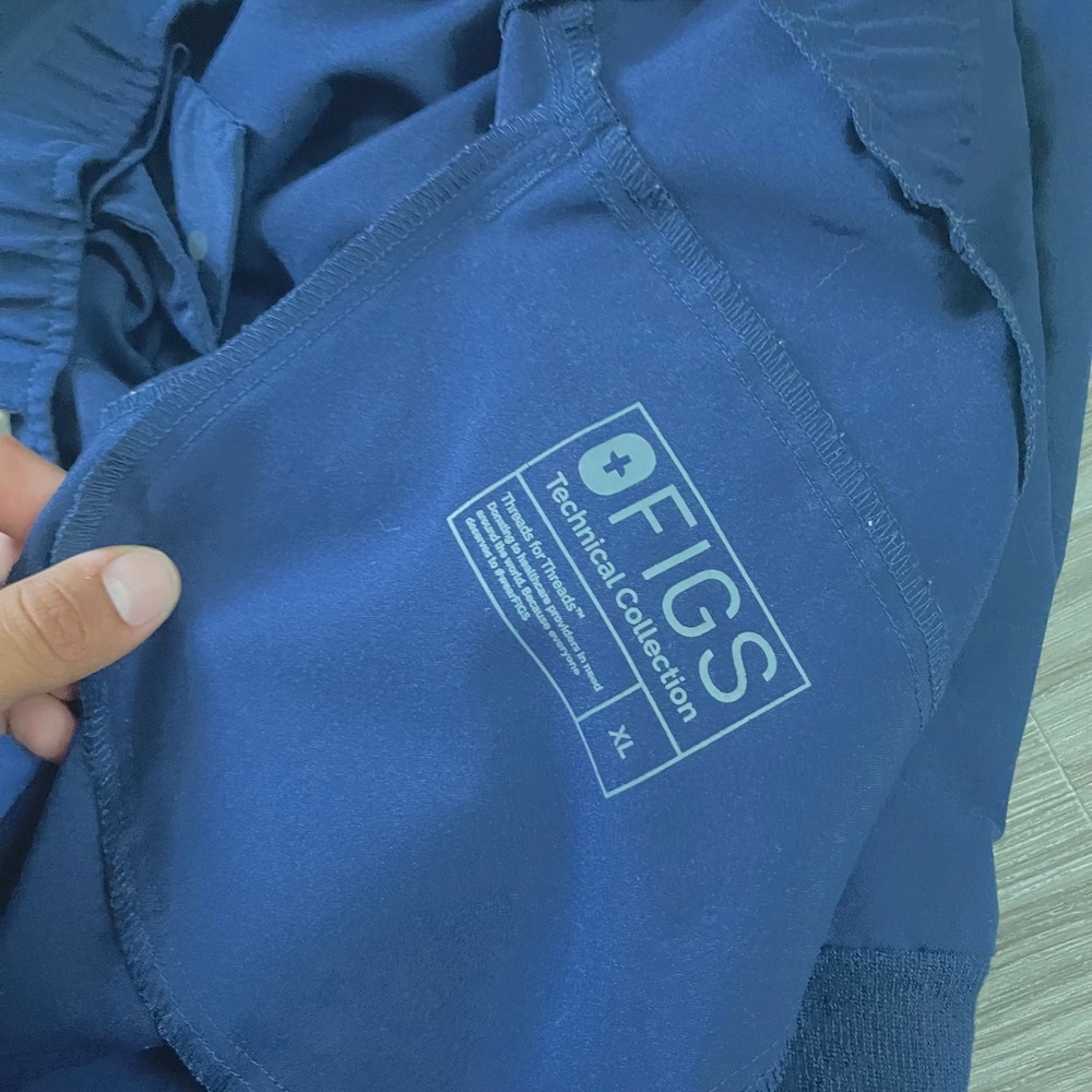 Figs Technical Collection Navy Blue Jogger Scrub Pants Women XL MXXSW2004 - Picture 3 of 8